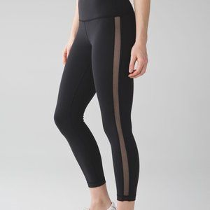 Lululemon High Times Wing Mesh Leggings Pants